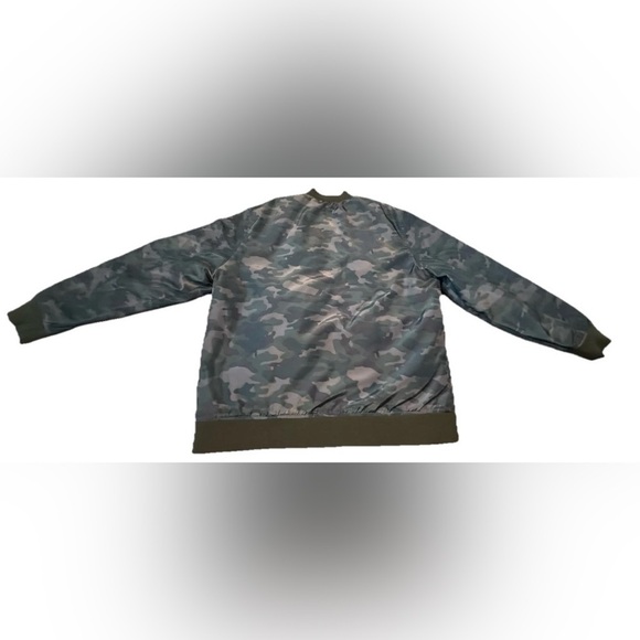 Champion Olive Military Camouflage Camo MA-2 Bomber Jacket Extra Large XL UEC - Picture 3 of 7